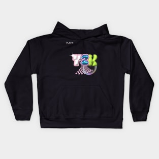 Y2K Aesthetic 00s Retro Throwback Vibes Kids Hoodie